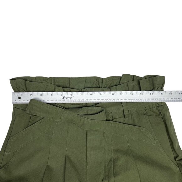 7 For All Mankind Khaki Tie-Waist Straight Leg Pants - Picture 5 of 12